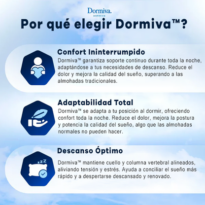 Almohada Cervical Ortopédica - Dormiva Aura™